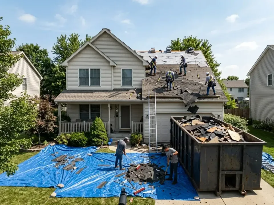 roof-replacement-debris-remova-004 — frequently asked questions, Cheapest Dumpster Rentals in Hahnville, LA
